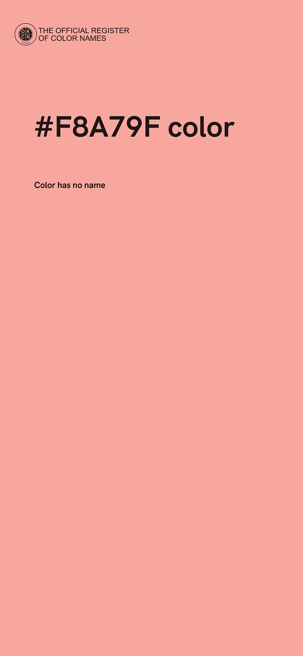 #F8A79F color image