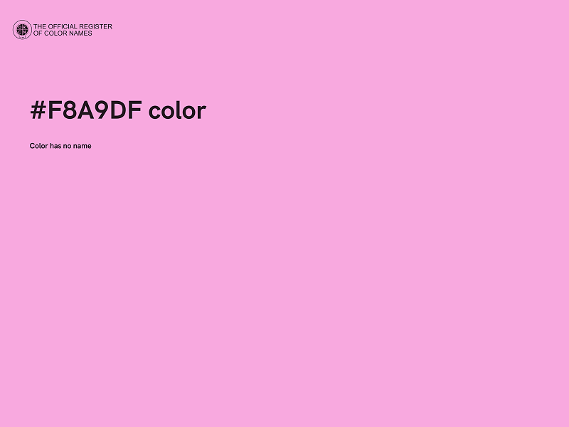 #F8A9DF color image