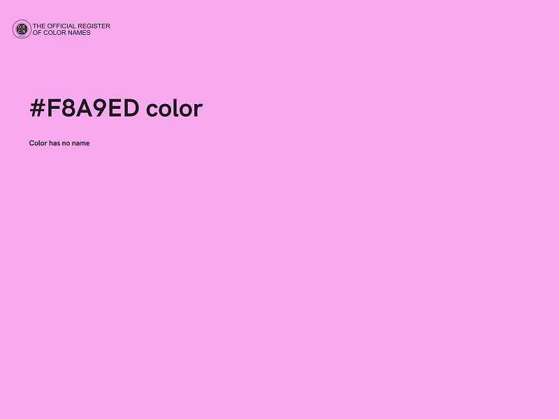 #F8A9ED color image