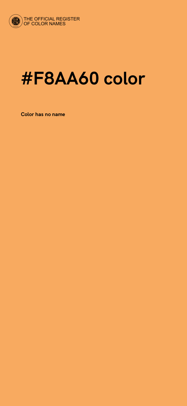 #F8AA60 color image