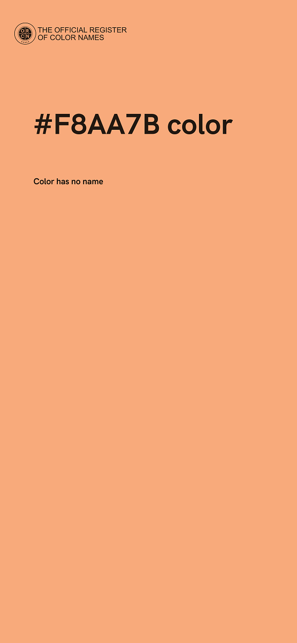 #F8AA7B color image