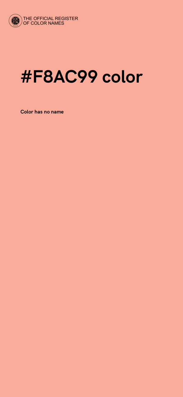 #F8AC99 color image
