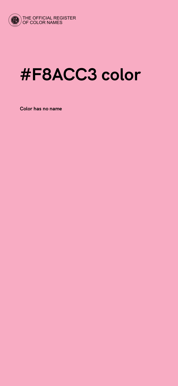#F8ACC3 color image
