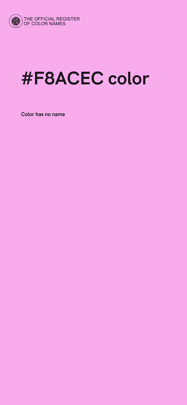 #F8ACEC color image