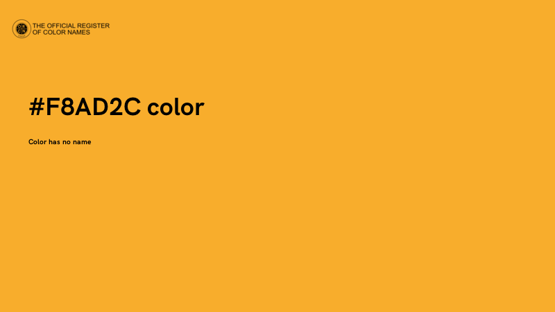 #F8AD2C color image