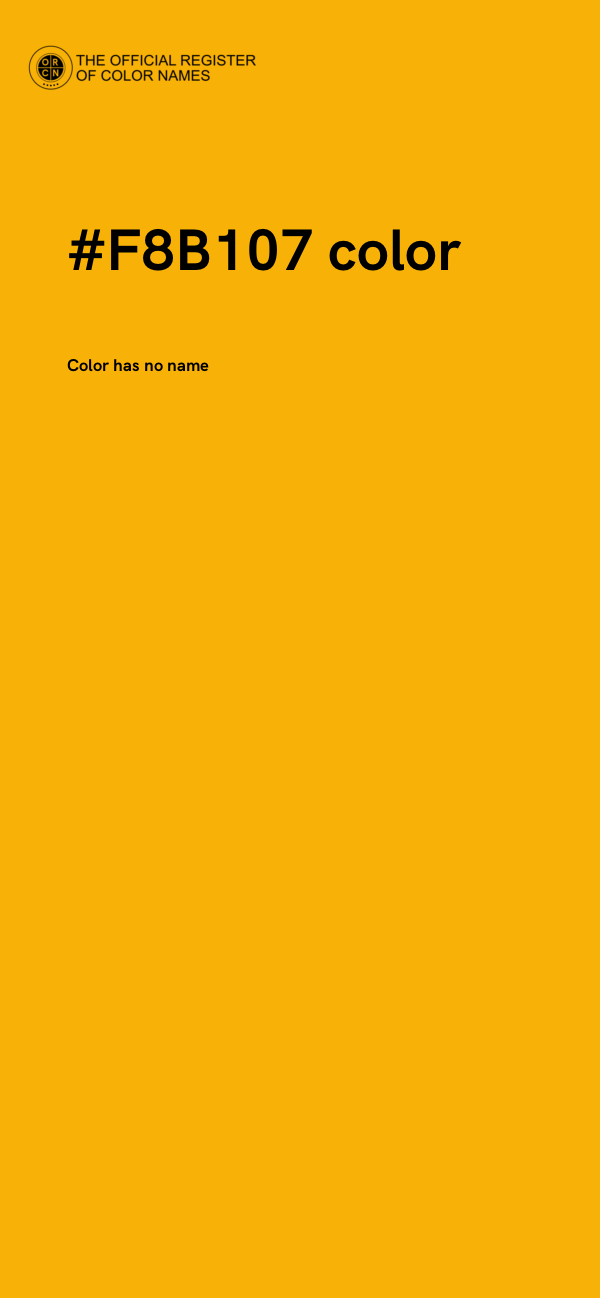 #F8B107 color image