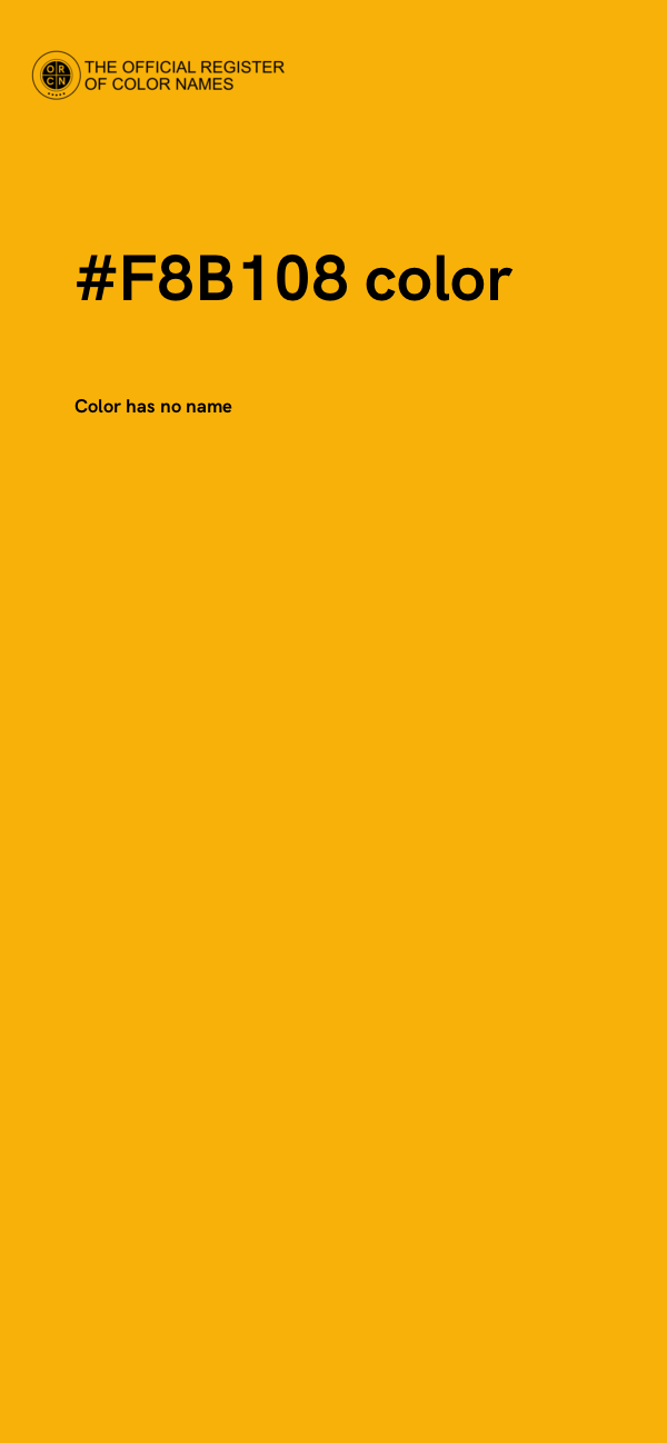 #F8B108 color image