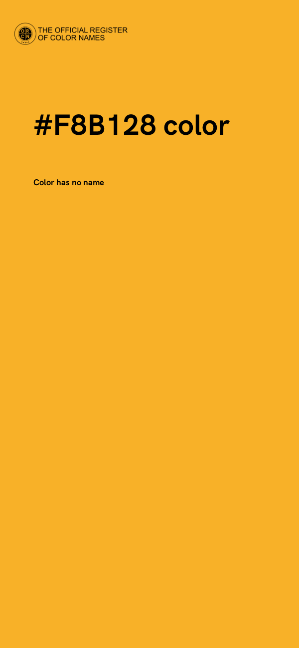 #F8B128 color image