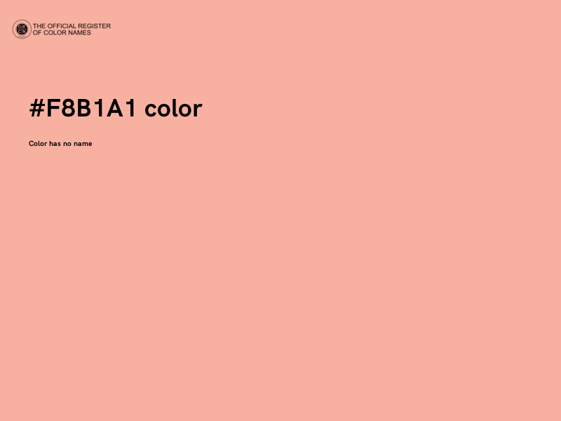 #F8B1A1 color image