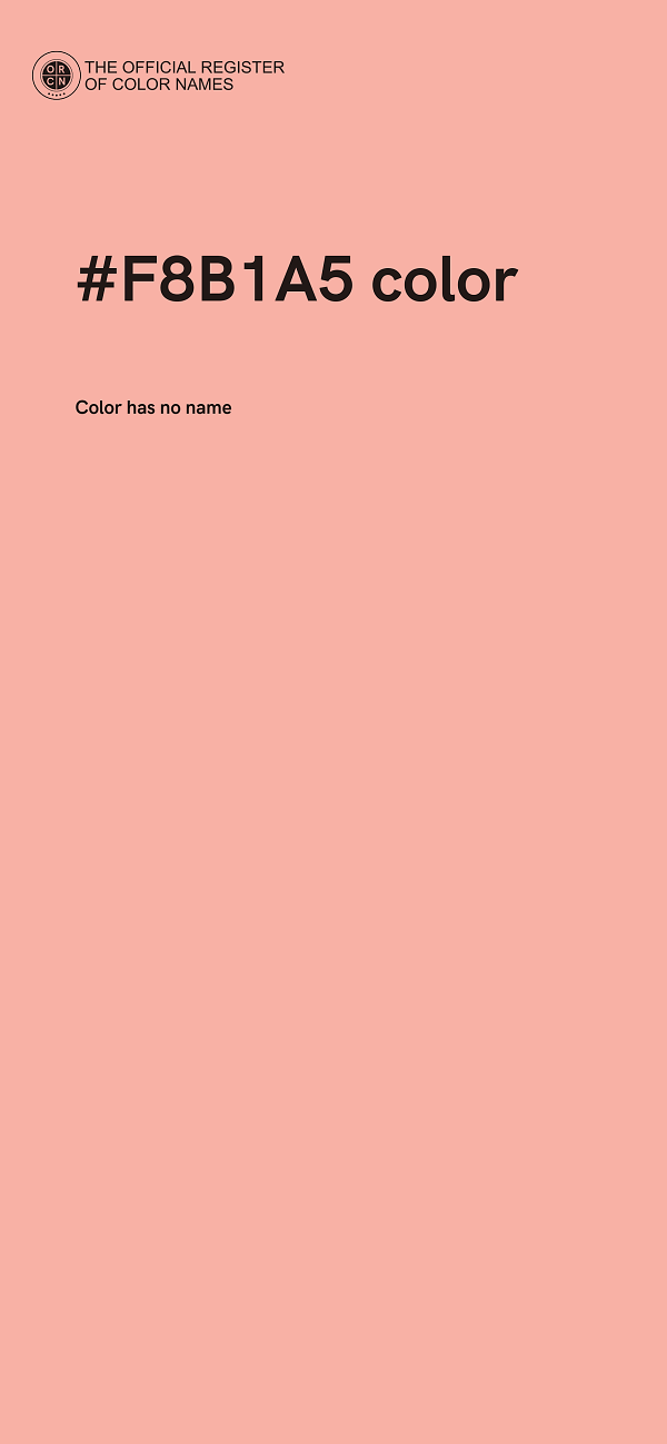 #F8B1A5 color image