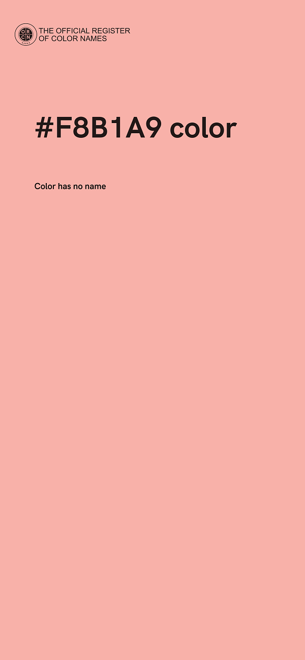 #F8B1A9 color image