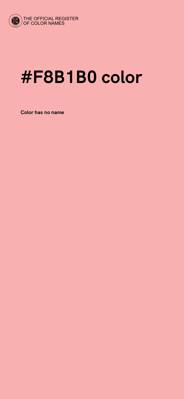 #F8B1B0 color image