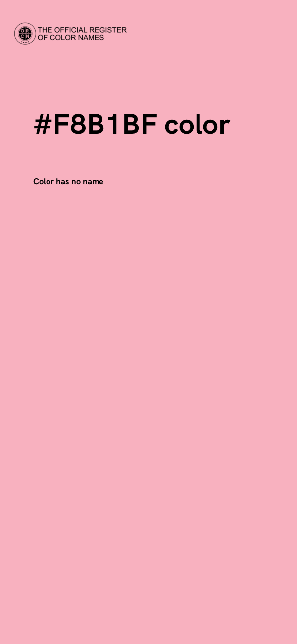#F8B1BF color image