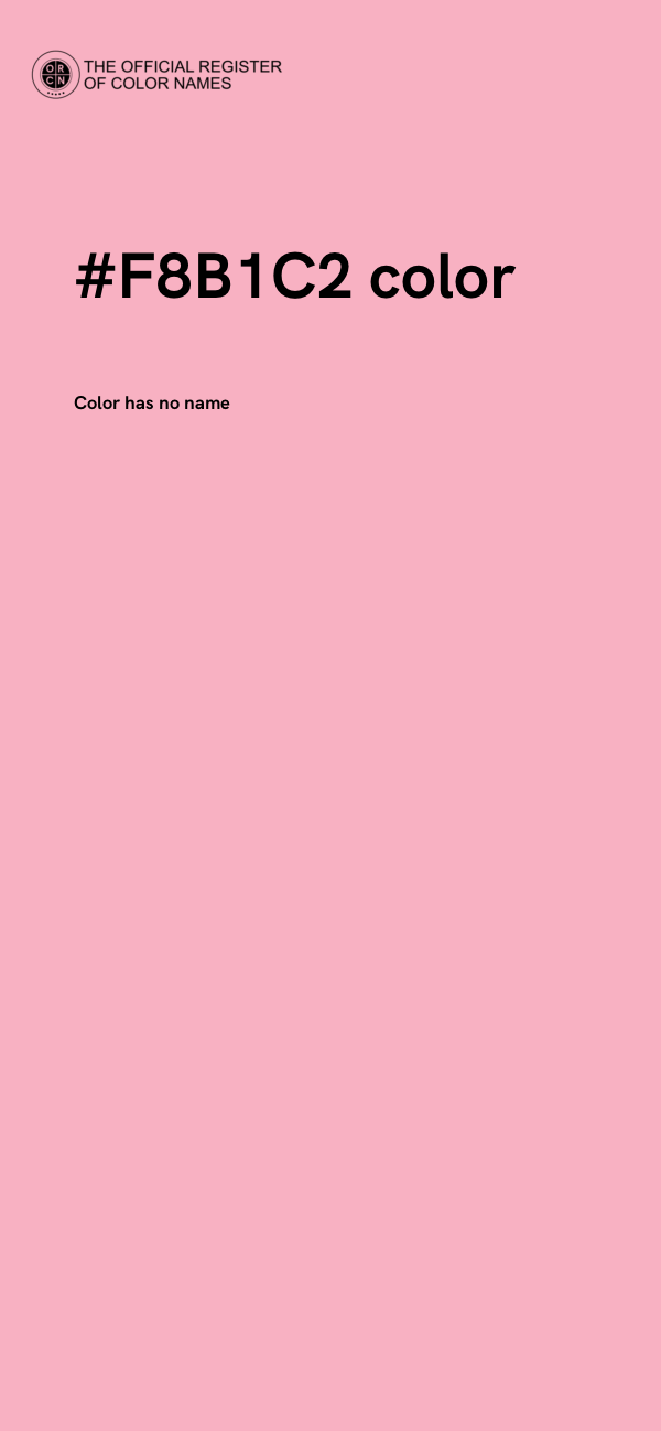#F8B1C2 color image
