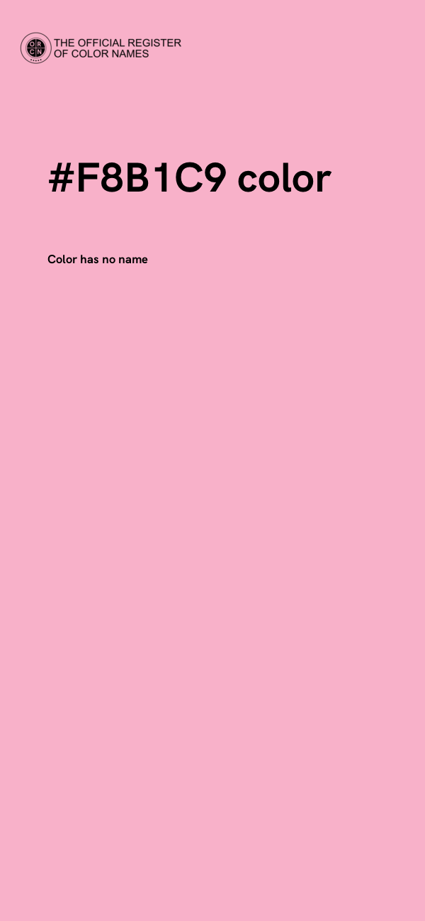 #F8B1C9 color image