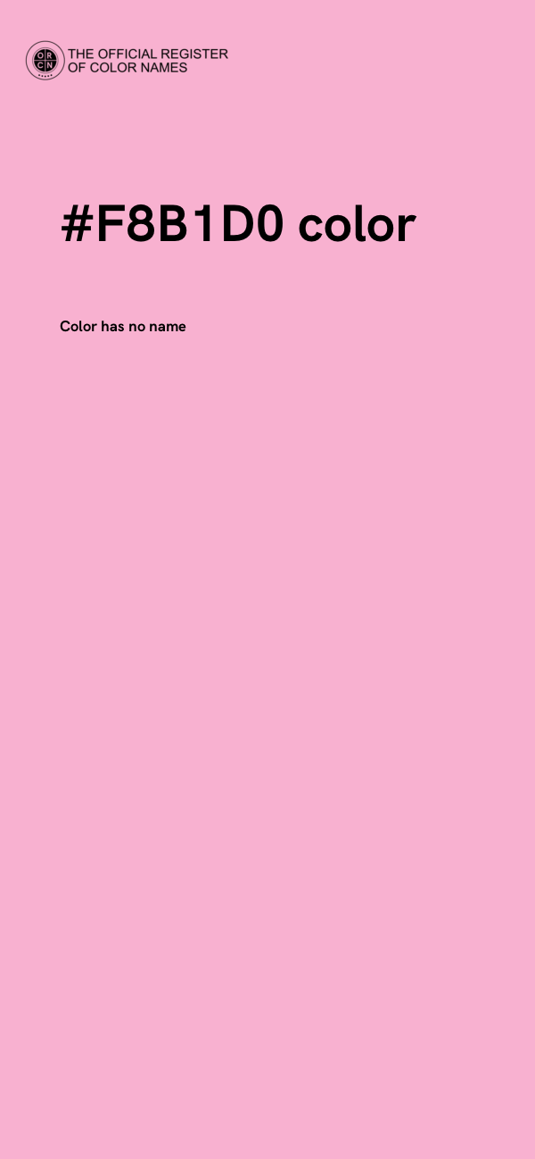 #F8B1D0 color image