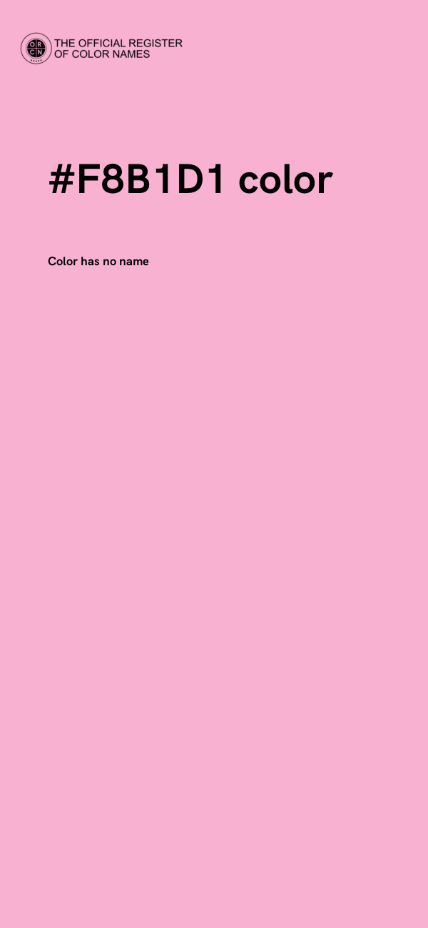 #F8B1D1 color image
