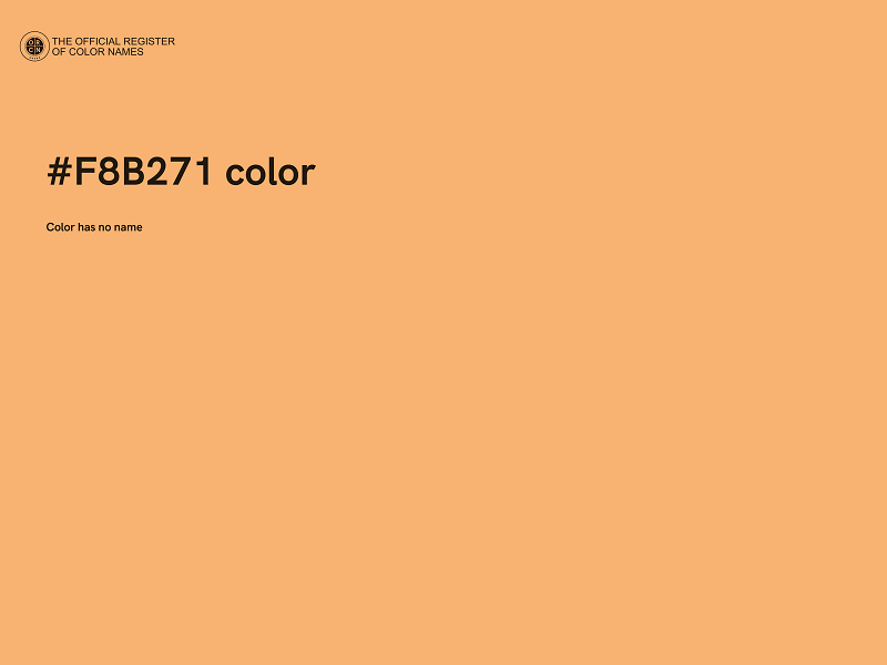 #F8B271 color image