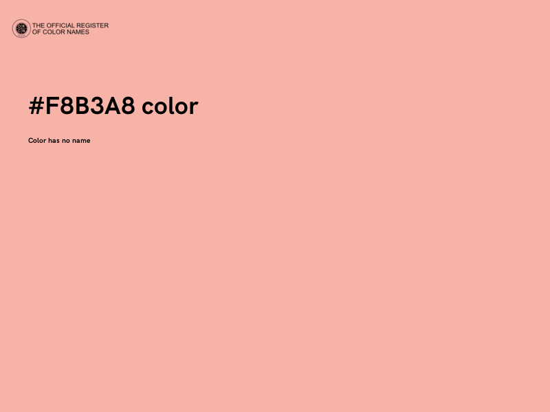 #F8B3A8 color image