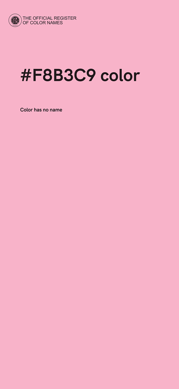 #F8B3C9 color image