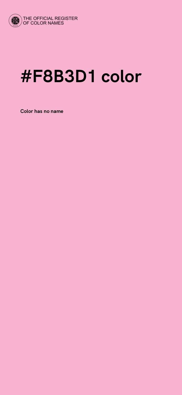#F8B3D1 color image