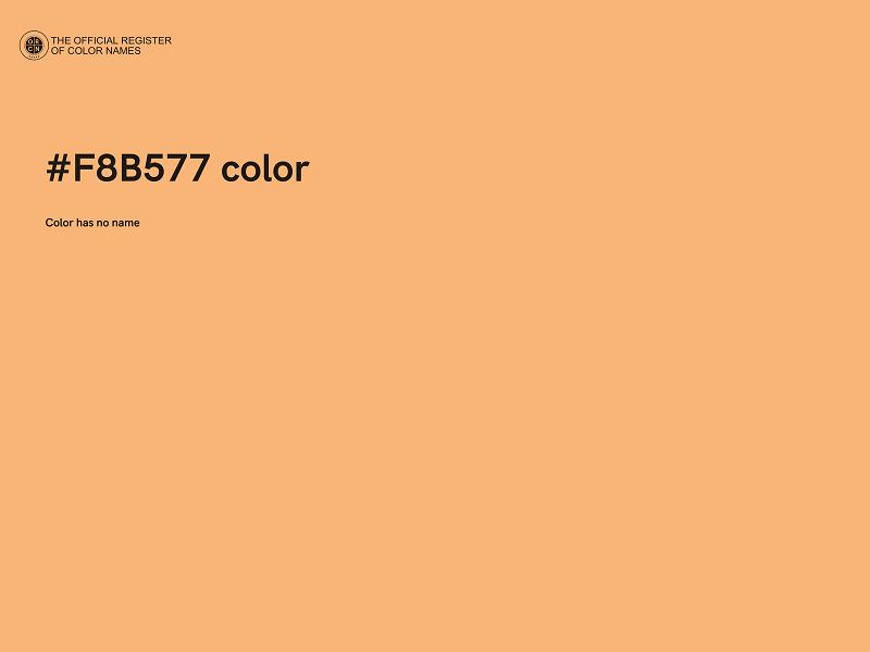 #F8B577 color image