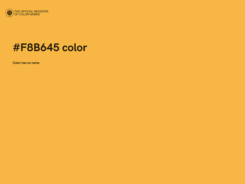 #F8B645 color image