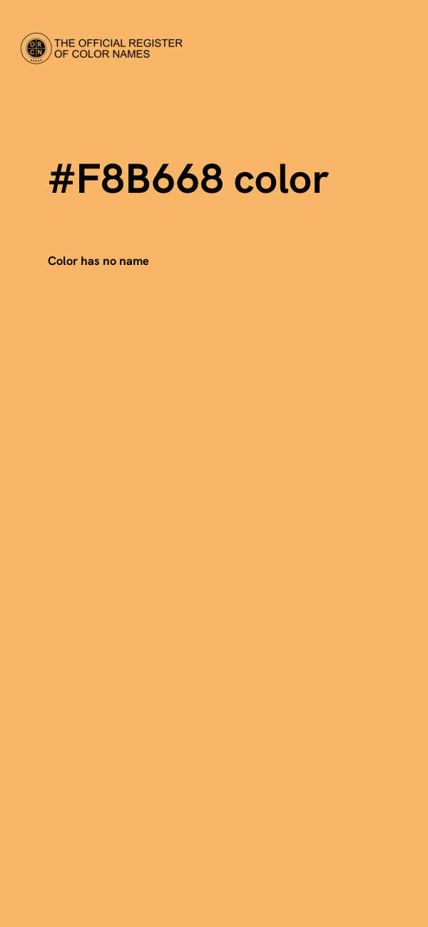 #F8B668 color image