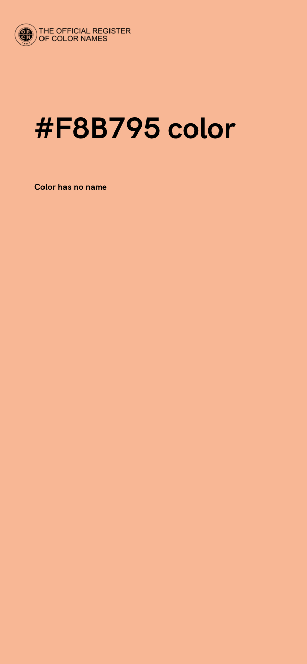 #F8B795 color image