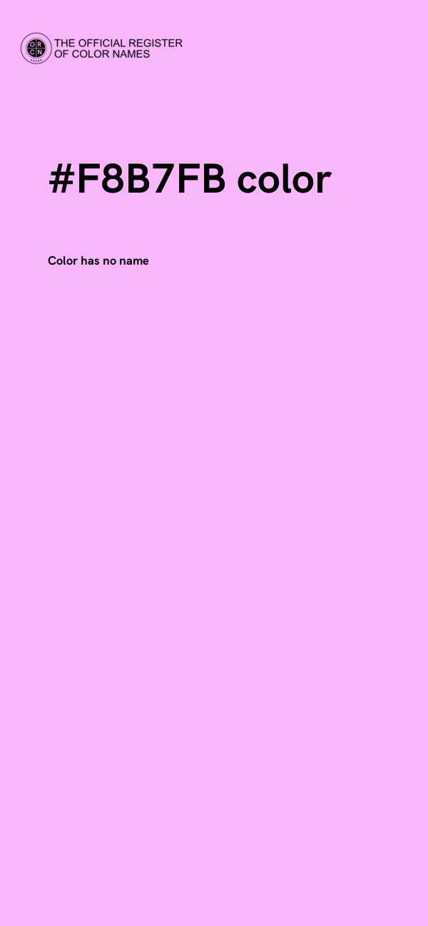 #F8B7FB color image