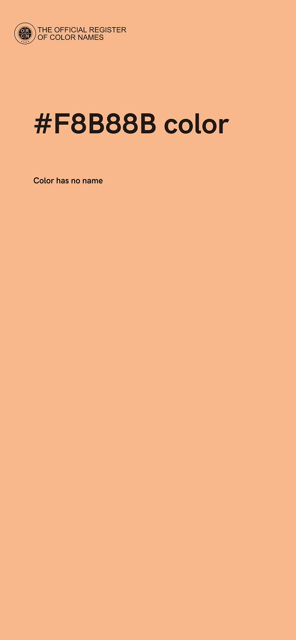 #F8B88B color image