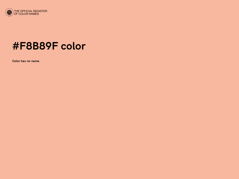 #F8B89F color image