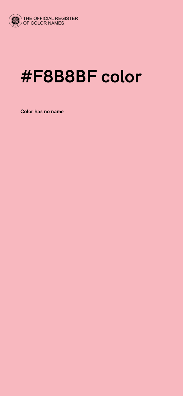 #F8B8BF color image