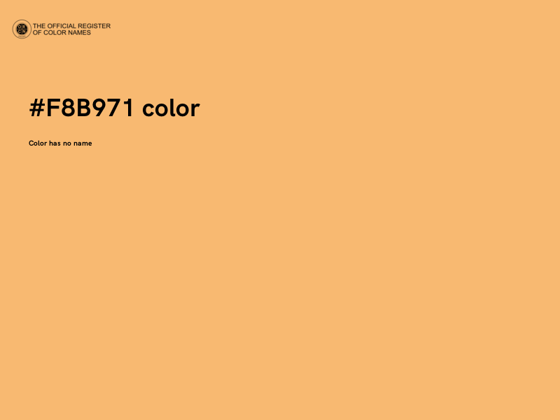 #F8B971 color image