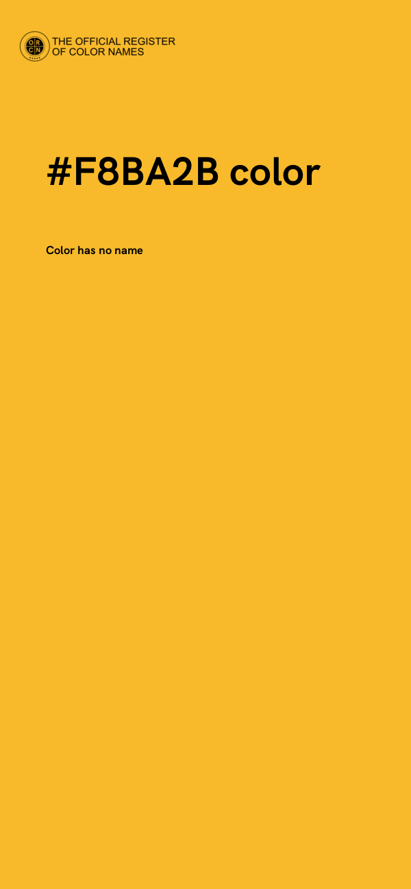#F8BA2B color image