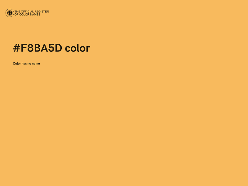 #F8BA5D color image