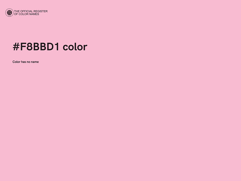 #F8BBD1 color image