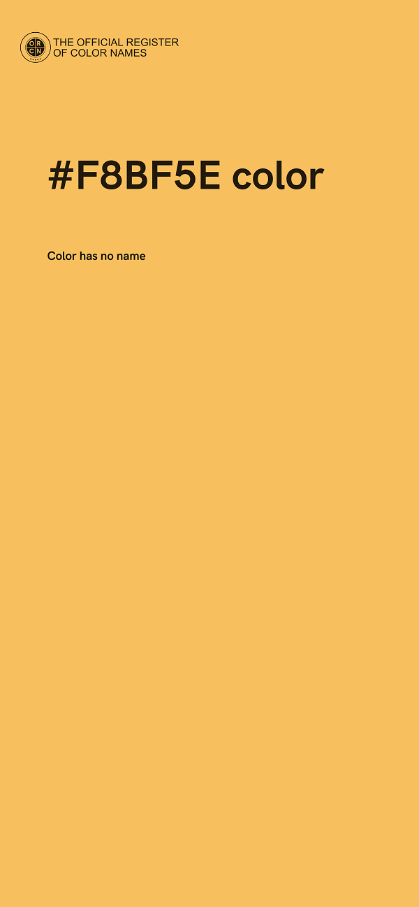 #F8BF5E color image
