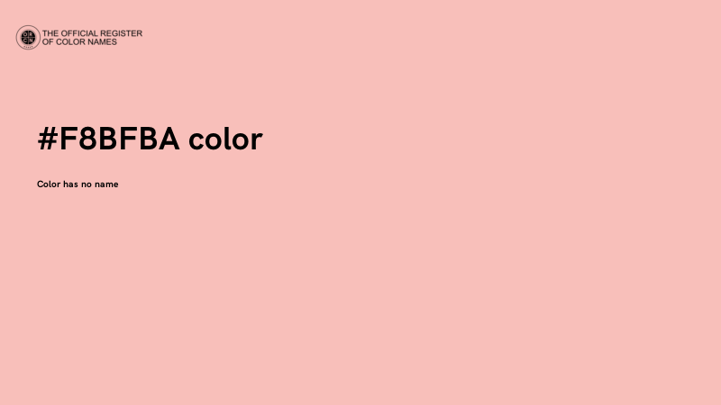 #F8BFBA color image