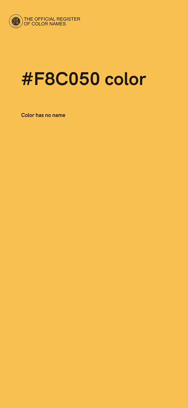 #F8C050 color image