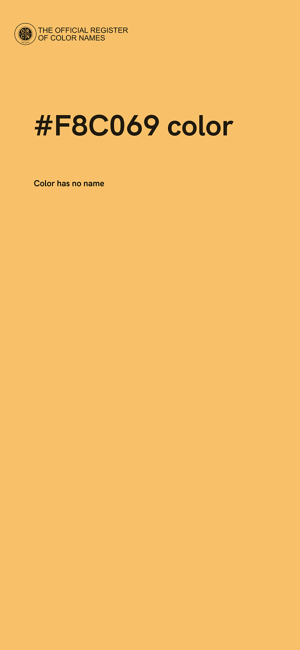 #F8C069 color image