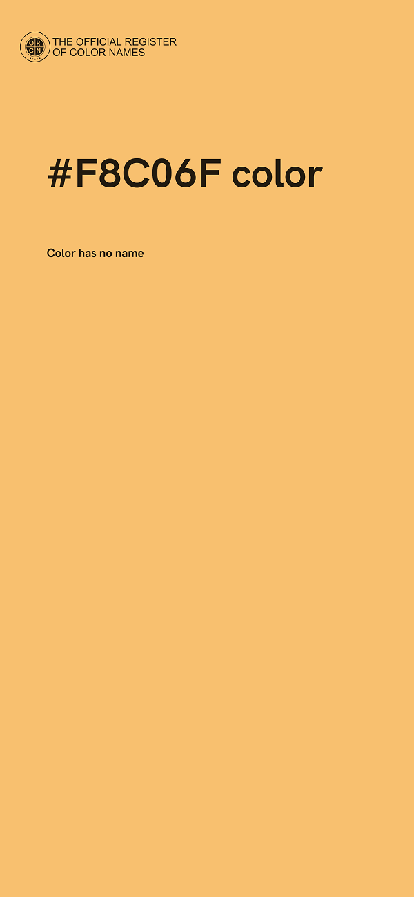#F8C06F color image