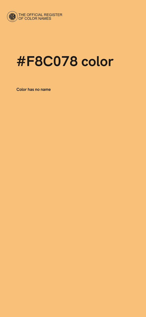 #F8C078 color image