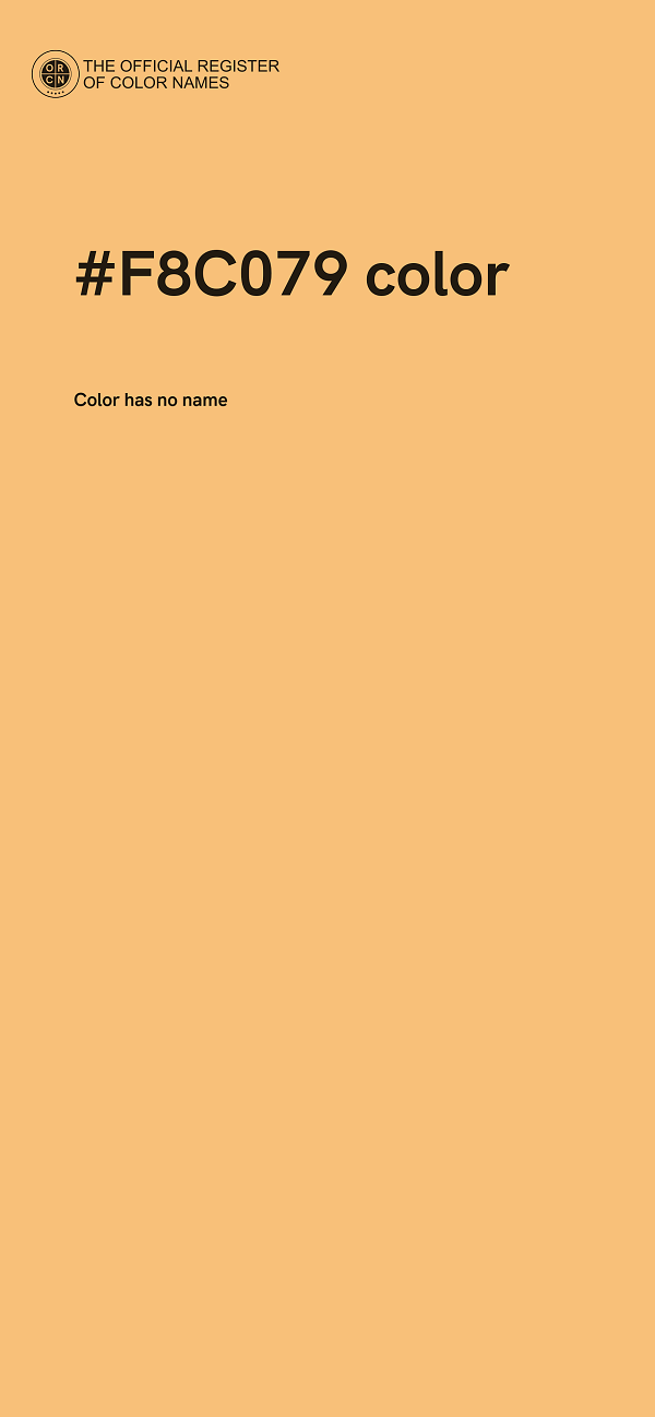 #F8C079 color image
