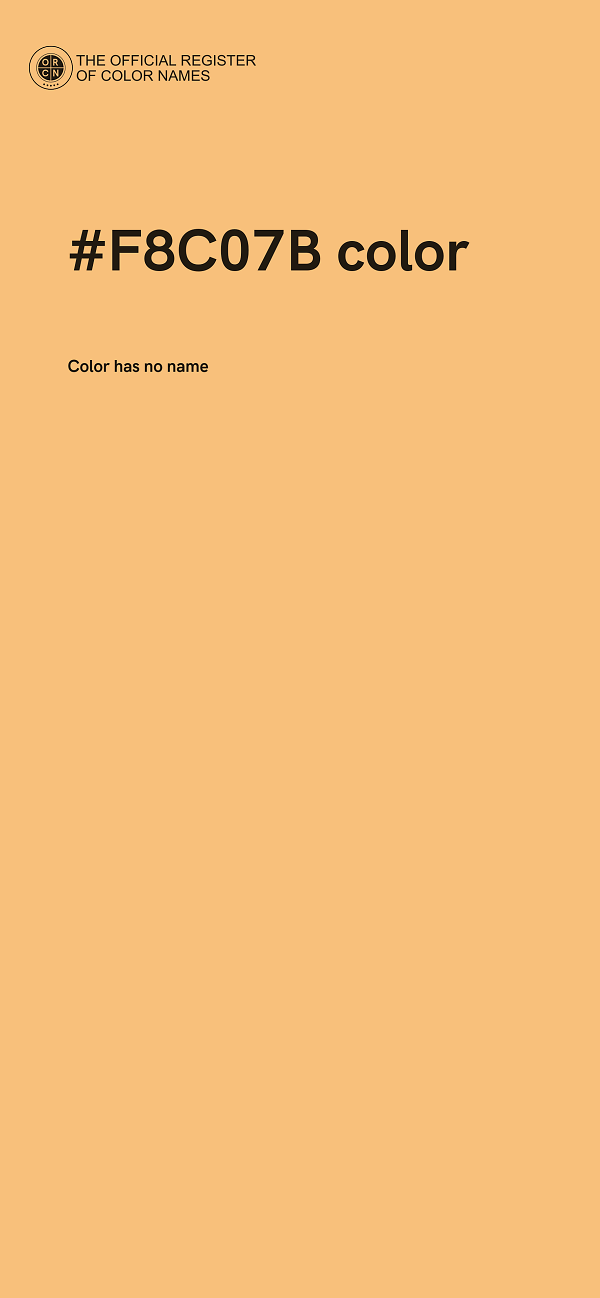 #F8C07B color image