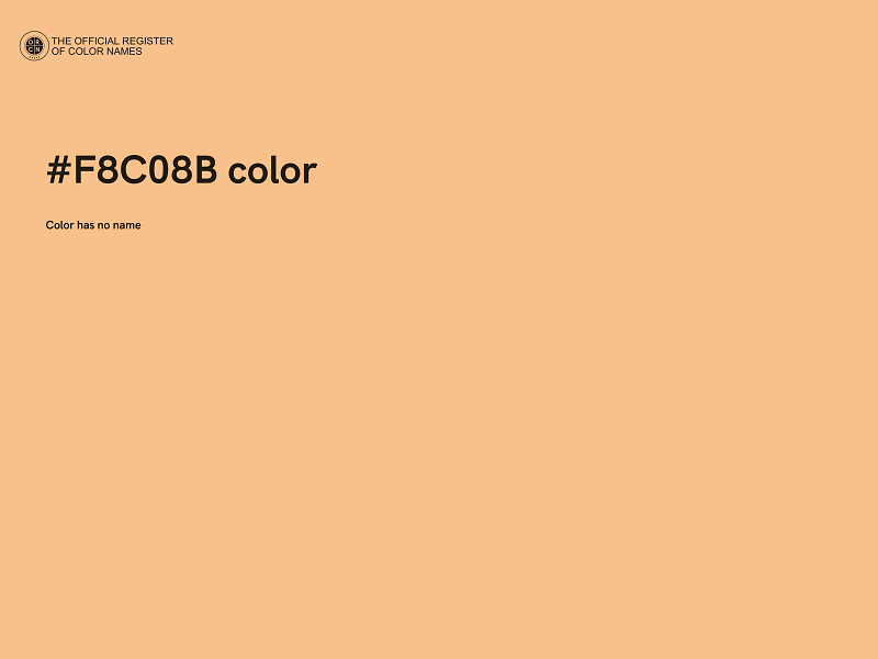 #F8C08B color image