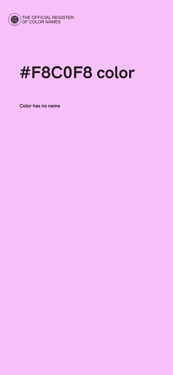 #F8C0F8 color image