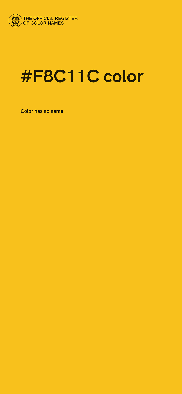 #F8C11C color image
