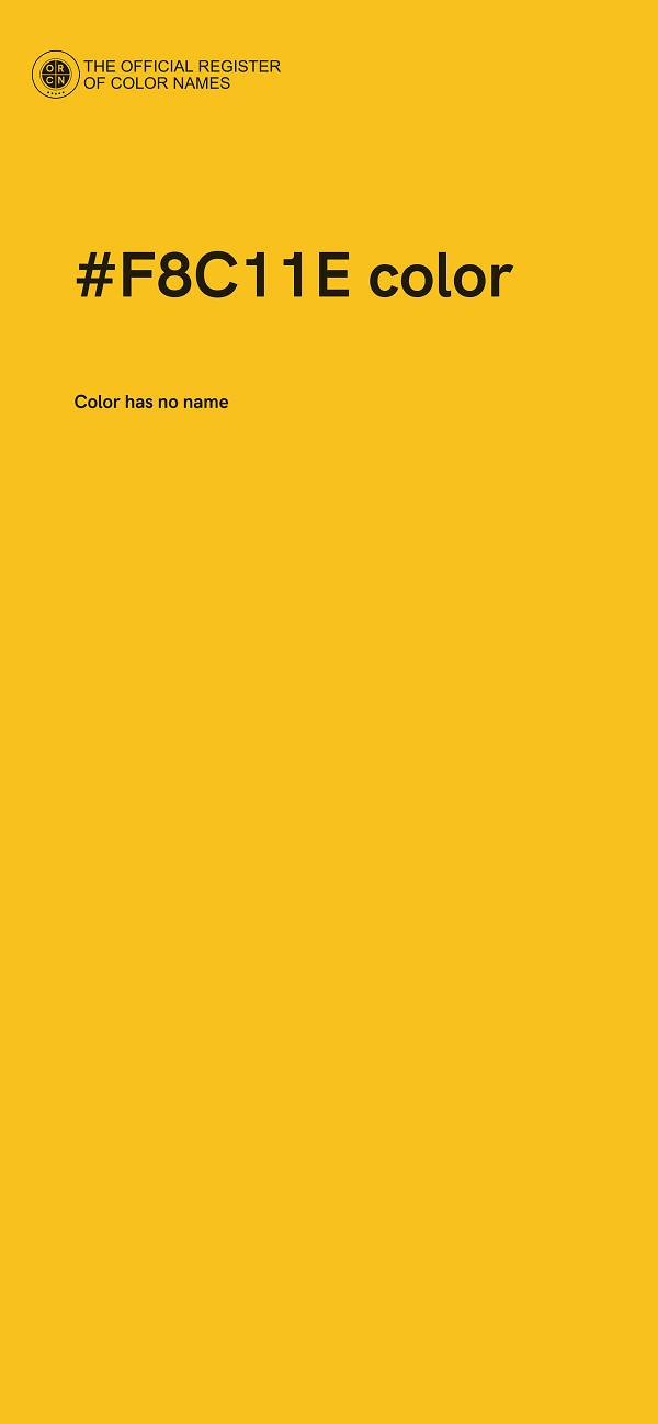 #F8C11E color image