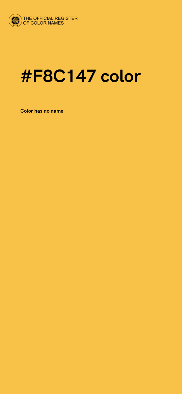 #F8C147 color image